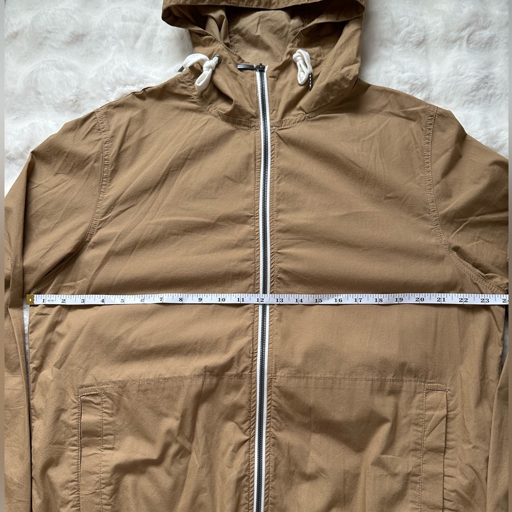 Denim & Flower Ricky Singh Tan Cotton Zip Up Outerwear Jacket - L - Picture 11 of 11